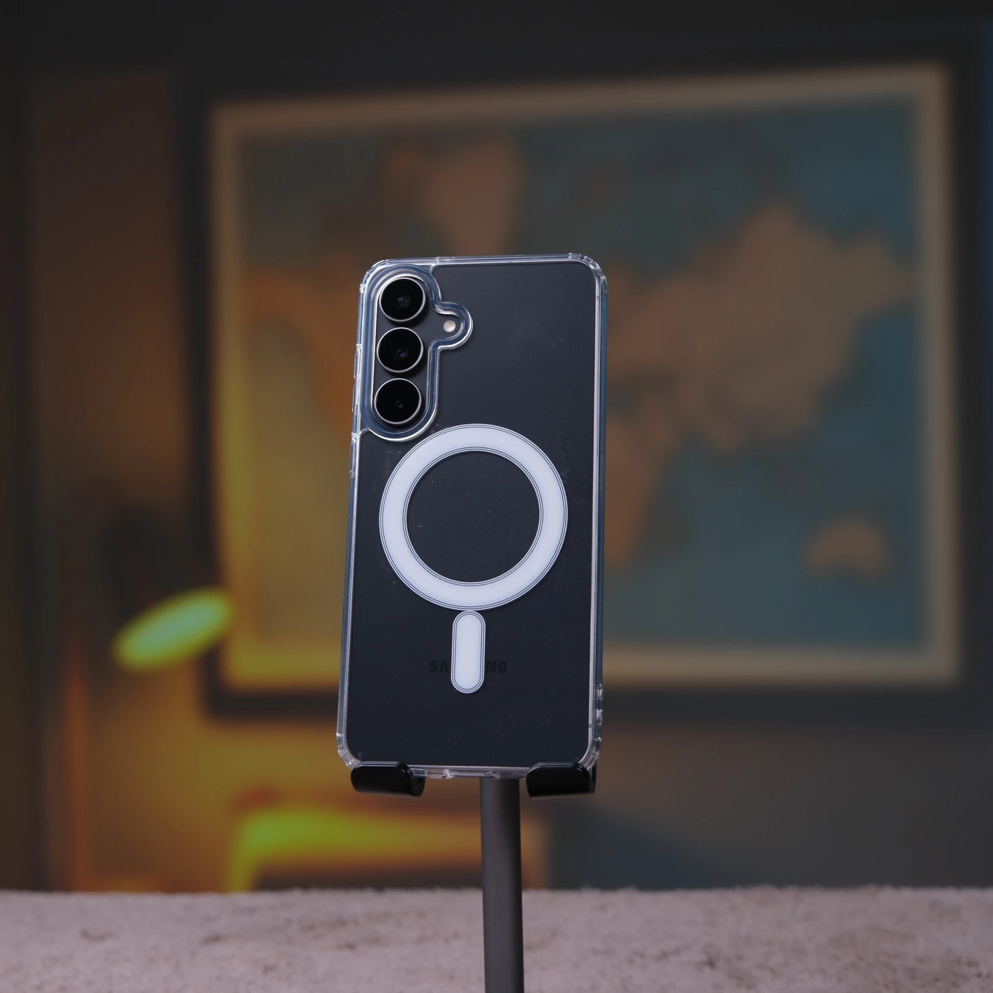 Samsung Galaxy S25 Plus İçin MagSafe'li Yumuşak Şeffaf Kılıf