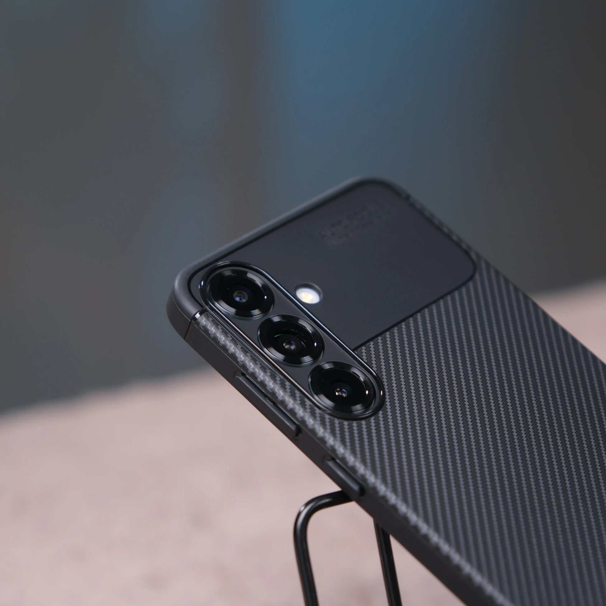 Samsung Galaxy S25 Plus için Karbon Görünümlü Negro Kılıf