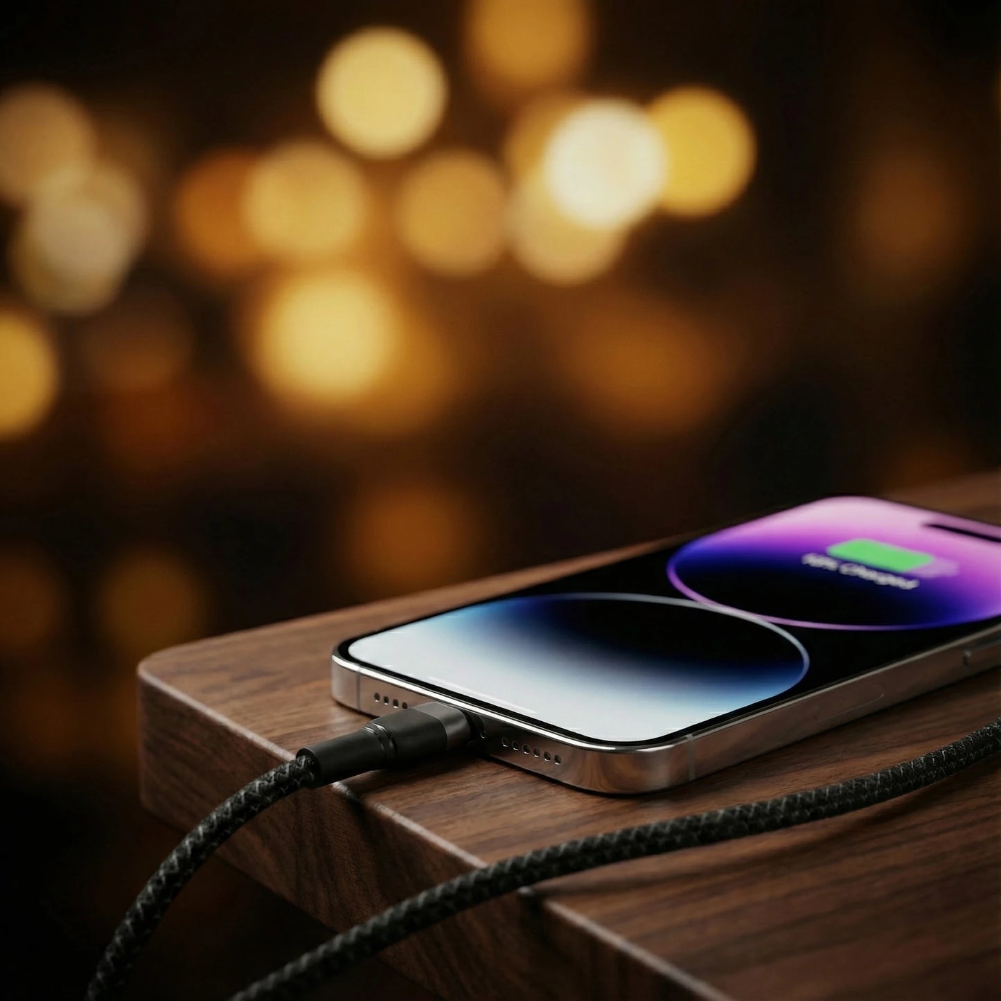 Yüksek Hızlı Kumaş Örgü Şarj ve Data Kablosu