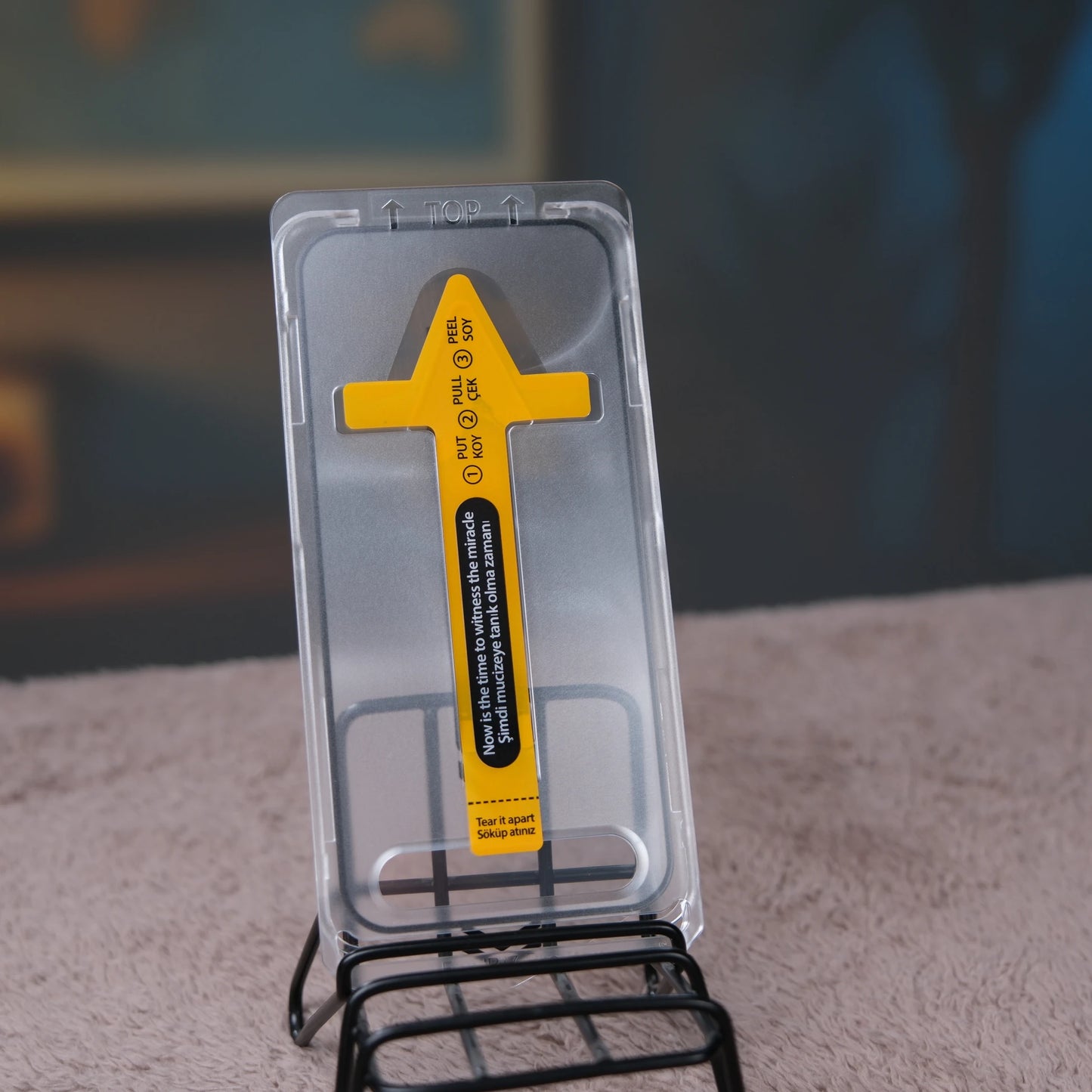 iPhone 14 Plus için Ekran Koruyucu - Kolay Uygulama Aparatlı