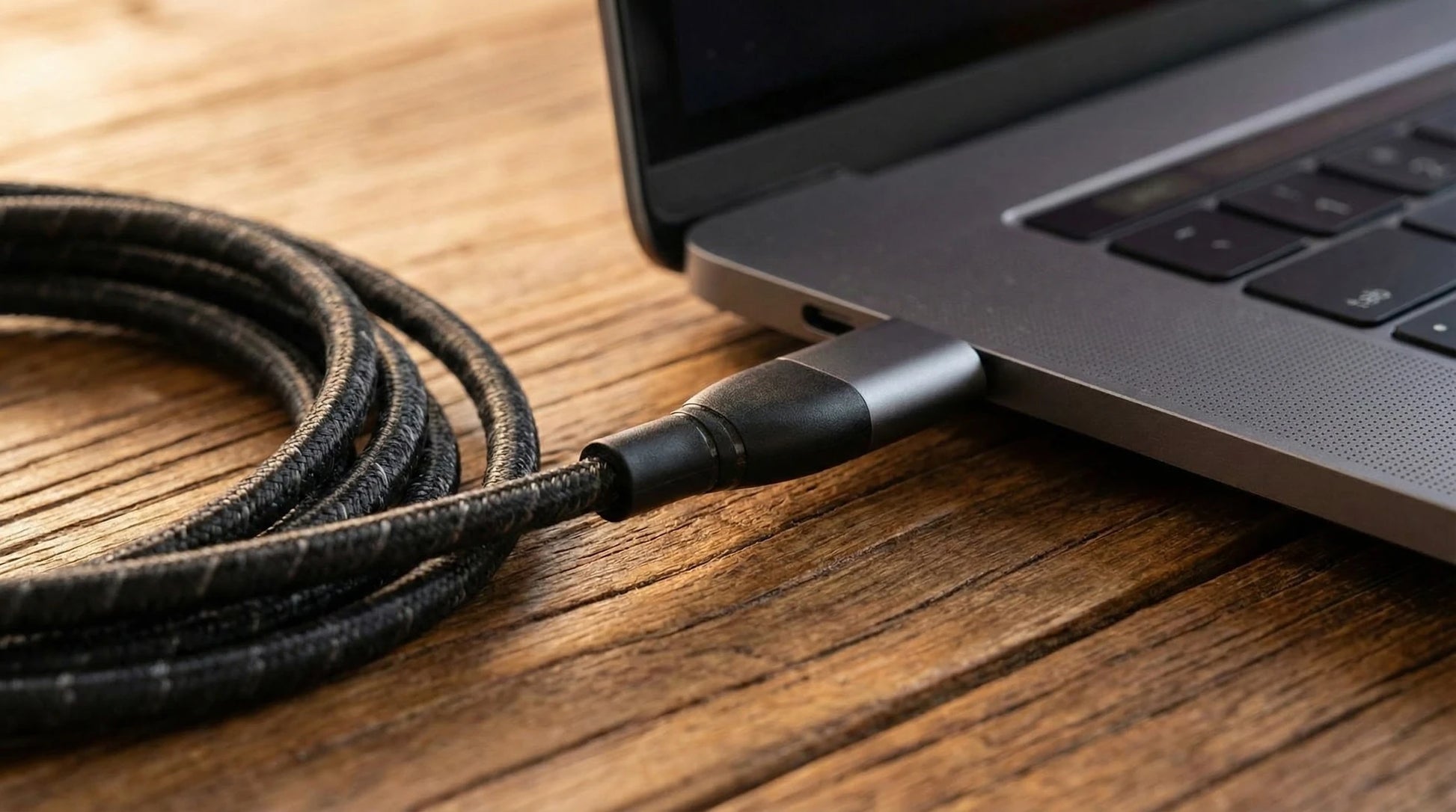 Yüksek Hızlı Kumaş Örgü Şarj ve Data Kablosu